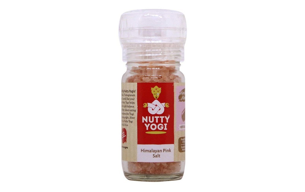 Nutty Yogi Himalayan Pink Salt    Bottle  100 grams